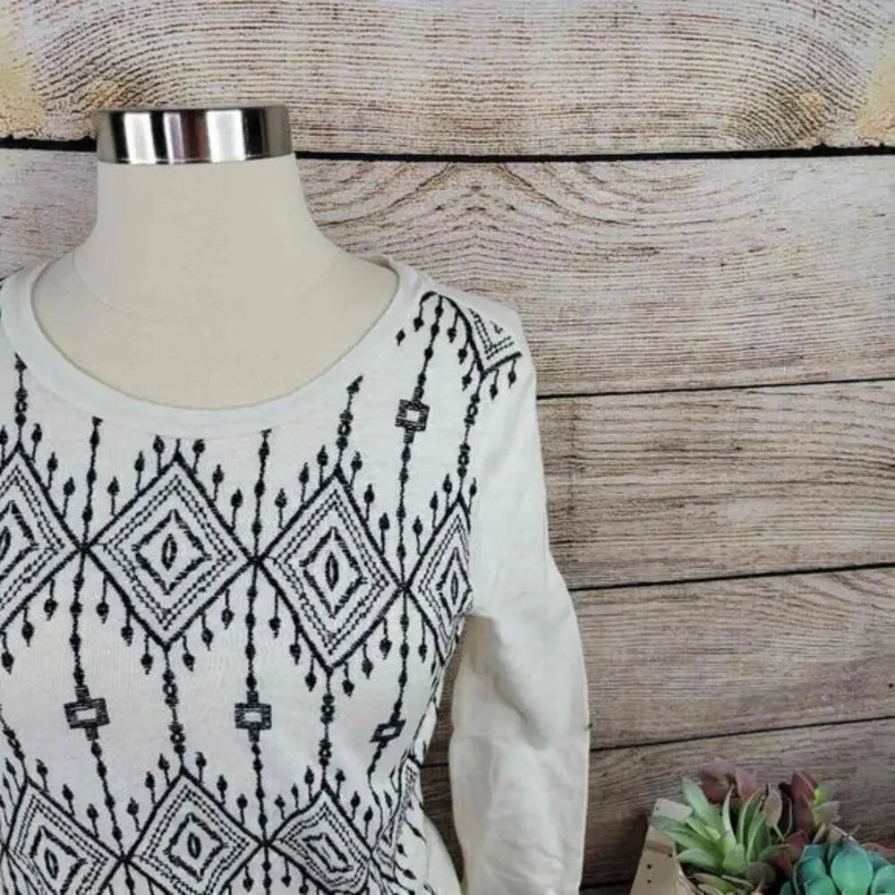 J. Crew Factory Damen Embroidered Shirt - Size XS‎